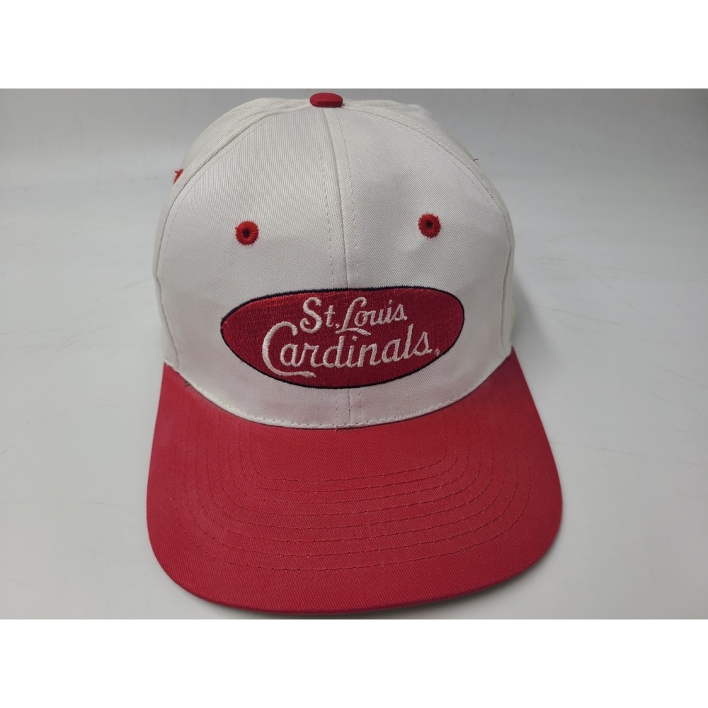 Vintage St Louis Cardinals Bud Light Snapback Hat Cap Men MLB Baseball White Red